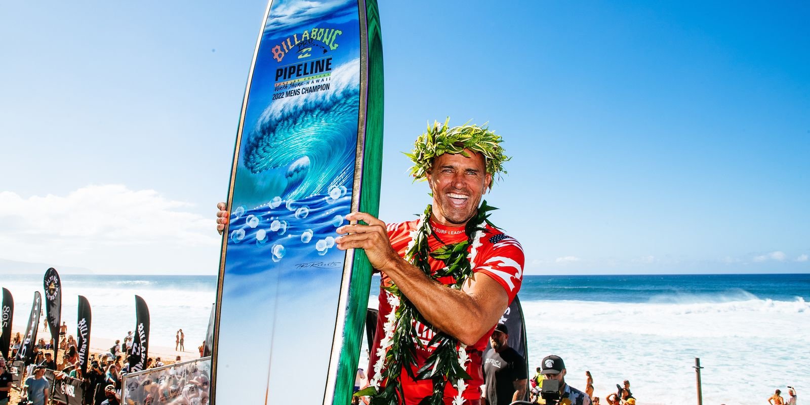 “tudo-chega-ao-fim”,-diz-kelly-slater-apos-eliminacao-em-etapa-da-wsl